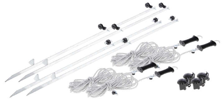 AKO Turnier-/ Paddock Zaun Set 7x7 m